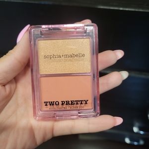 Blush and highlighter